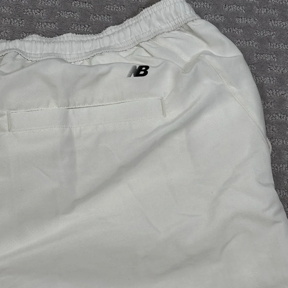 New Balance Men's Sz XXL 2XL Made In USA Pants Nylon Sea Salt Polyester Lined
